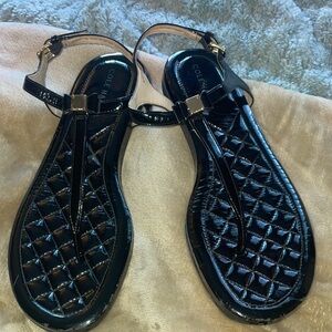 Cole Haan Glossy Black Women's Sandals